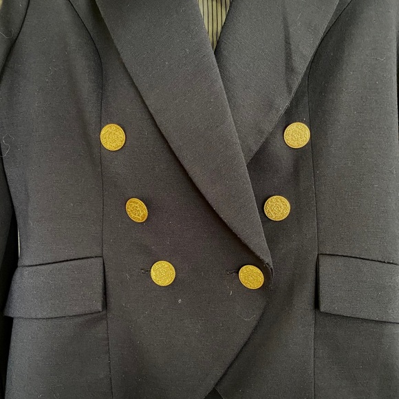 Blue knit blazer - Picture 4 of 4